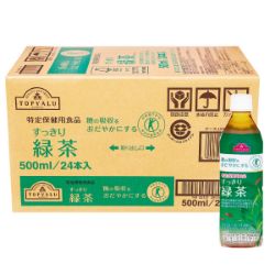【M1005】【ﾄｯﾌﾟﾊﾞﾘｭ】特定保健用食品 すっきり緑茶 ケース販売(500ml×24本入)