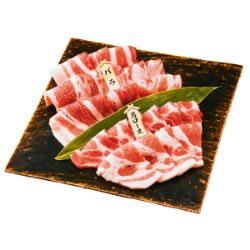 【M1030】【ﾄｯﾌﾟﾊﾞﾘｭうまみ和豚】国産豚肉焼肉セット(ばら・かたロース)360g 1パック