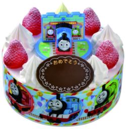 【M0005】きかんしゃトーマス　お祝いケーキ（5号）