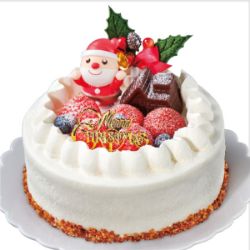 クリスマス　生デコレーションケーキ　