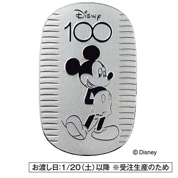 Disney100 プラチナ ミッキーマウス小判 10g(Disney100)の商品詳細