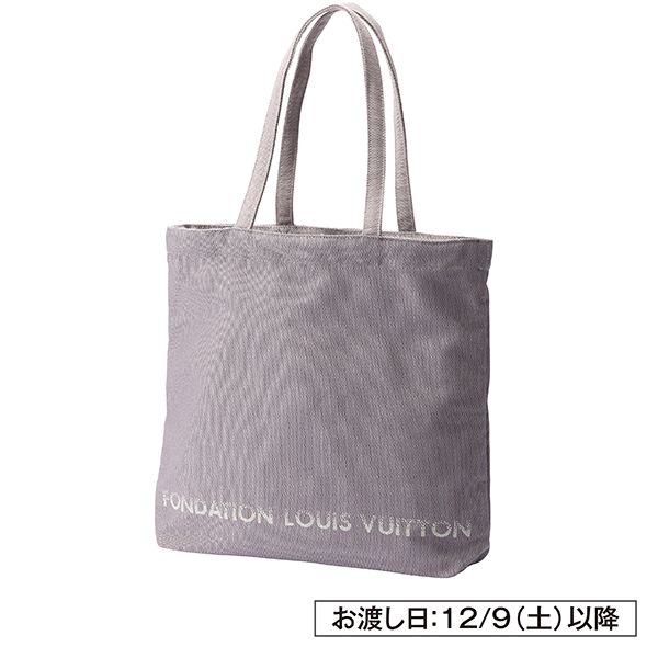 FONDATION LOUIS VUITTON】美術館限定トートバッグ グレー ☆内