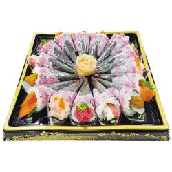 皆で食べる海鮮贅沢パーティー手巻き寿司15本