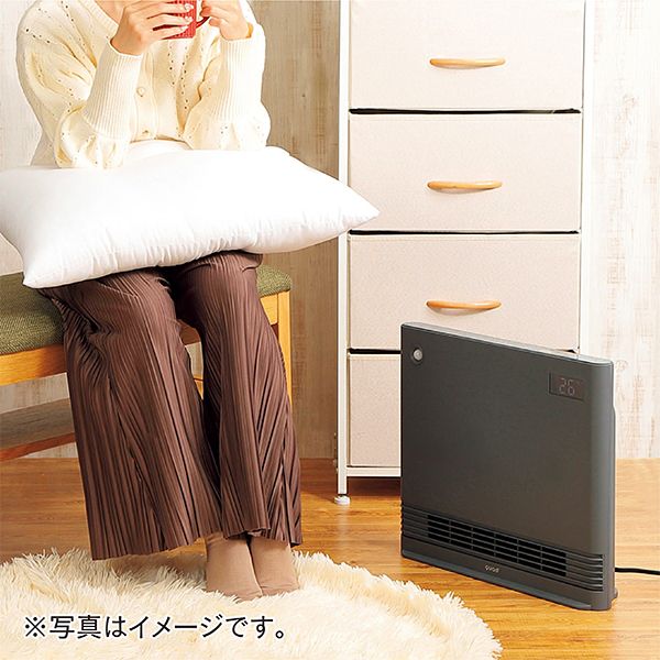 省エネ大風量スリムパネルセラミックヒーター(クワッズ)の商品