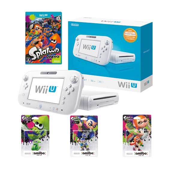 予約番号152 Wiiuプレミアムセット シロ Splatoon スプラトゥーン Amiibo アミーボ ガール ボーイ イカ お1人さま1セット限り 任天堂 の商品詳細ページ イオン八事店 プレミアムご予約会 2月27日 2月29日 イオンおトク E予約