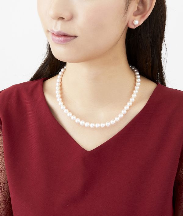 あこや花珠真珠ネックレス(約7.5mm)の商品詳細ページ｜【本州・四国】2