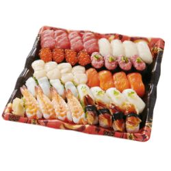 【S1028】本まぐろ赤身と季節のネタ入りお奨め握り寿司 4人前 40貫 1パック
