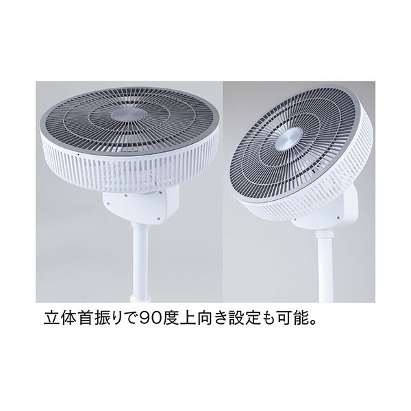 30cm 立体首振り DC扇風機(MARUTAKA)の商品詳細ページ｜【本州・四国