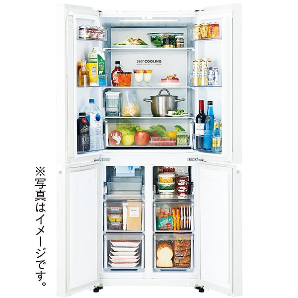 406L 4ドアファン式冷蔵庫(ハイアール)の商品詳細ページ｜【本州