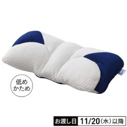 西川眠りの専門医がすすめるまくらかため低め+専用まくらカバーグレー