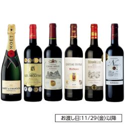 モエ入ボルドー金賞赤6本セット 各750ml