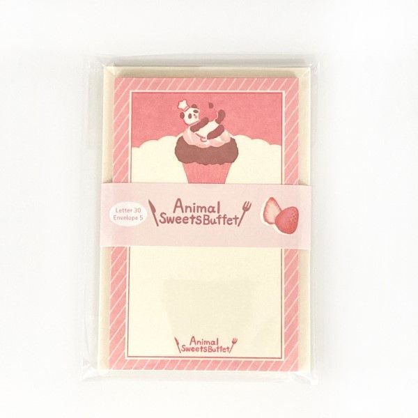 アニマルスイーツビュッフェ ステーショナリーセット パンダパティシエ