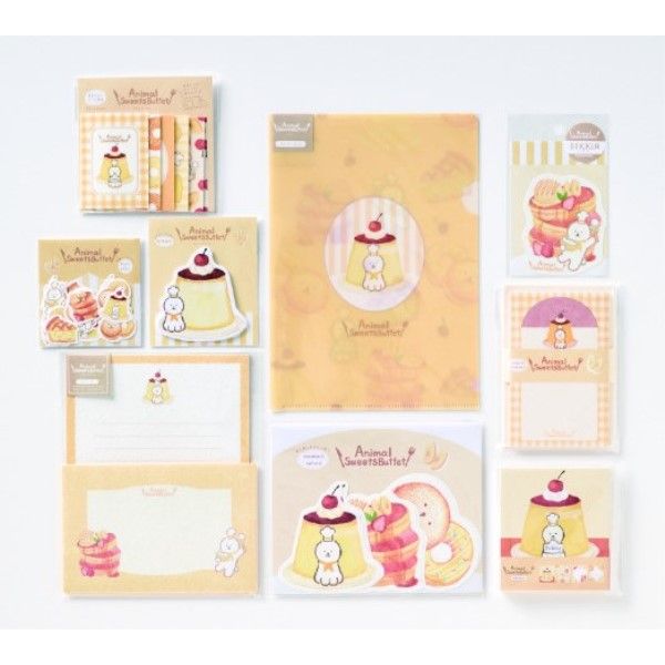 アニマルスイーツビュッフェ ステーショナリーセット わんこ