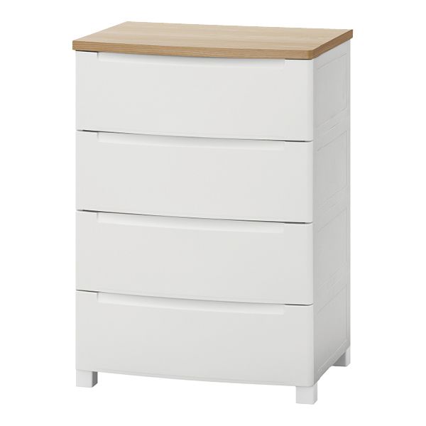 アイリスオーヤマ ウッドトップ４段チェスト ウッドトップノックダウン 4段チェスト (アイリスオーヤマ)の商品詳細