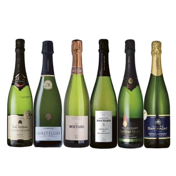 シャンパン2本入り 仏5大銘醸地スパーク6本セットの商品詳細ページ