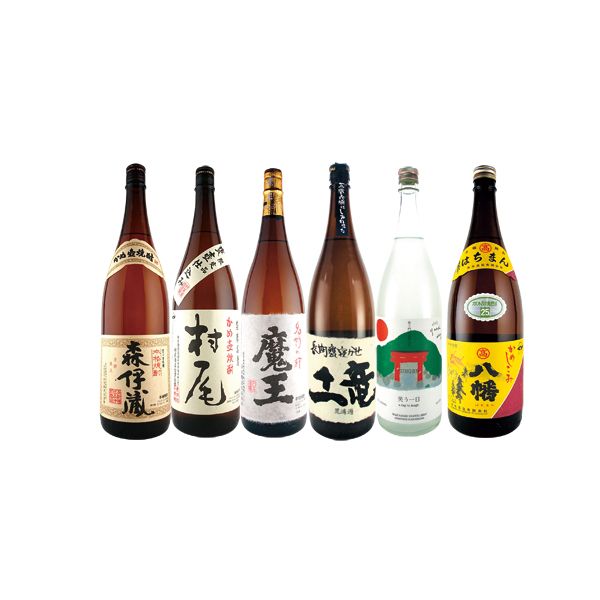 人気便利グッズ 森伊蔵・村尾・魔王入った本格焼酎6本セットの商品詳細ページ 焼酎