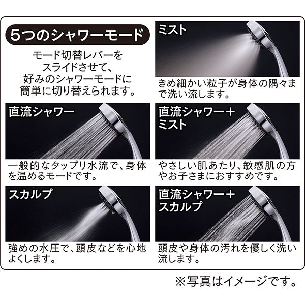 クレイツイオン イオファイン2 シャワーヘッド dショッピング |クレイツイオン IOファイン3 CITMS-X07S