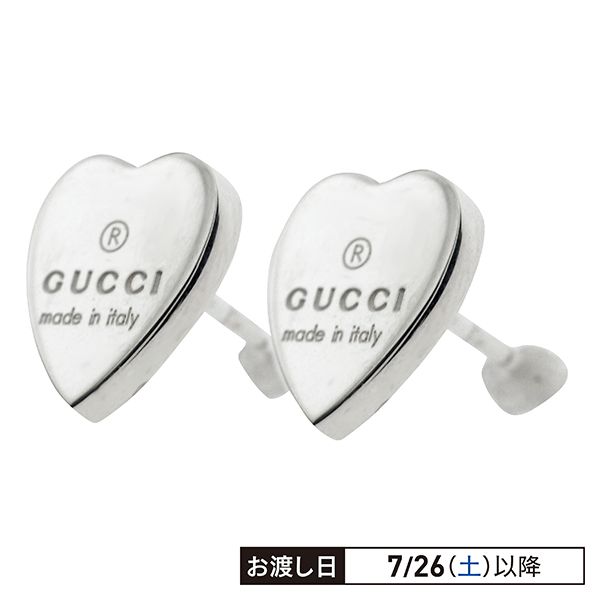 人気メーカー・ブランド GUCCI トレードマーク ハートシェイプ ピアス 223990 J8400 8106 アクセサリー