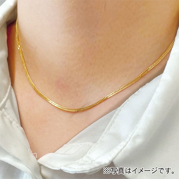 18金6面ダブル編み喜平ネックレス (約5g ネックレス長さ約50cm)の商品