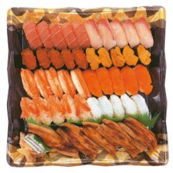 【S6008】本まぐろ中とろとぶりかに入り贅沢握り寿司45貫 1パック