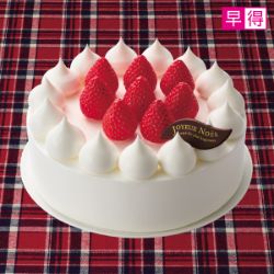 【早得】ラ・フレーズ　苺ショートケーキ6号（通常本体価格5,000円が「早得」で200円お得！）