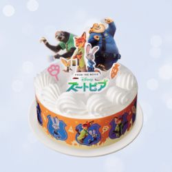 キャラクターケーキ　ズートピア
