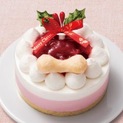 犬猫用クリスマスケーキ苺のショートケーキ