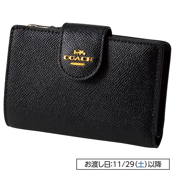 二つ折り財布 6390 IMBLK(COACH(コーチ))の商品詳細ページ｜【本州