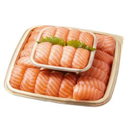 【S6034】【魚屋の鮨】アトランティックサーモンにぎり鮨28貫 1パック