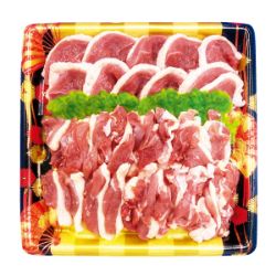 【S6037】あい鴨セット鍋・焼肉用　原料肉/ もも肉(解凍品)、むね肉(解凍品) 450g