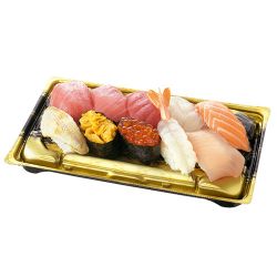 本鮪が自慢のご馳走にぎり鮨（うに・いくら・えび入）10貫