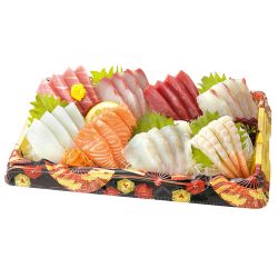 超まぐろ入りお刺身盛合わせ（えび入り）　8点盛