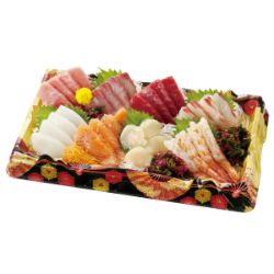 【S2005】本まぐろ入お刺身盛合せ8点盛(えび入)(3~4人前)1パック