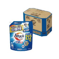 アタック抗菌EX つめかえ用 2120g×4（1ケース）【限定250点】