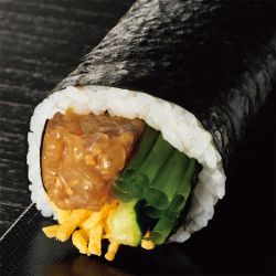 岡山のチヌのなめろうの太巻