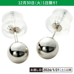 プラチナ地金ピアス(ボール型)の商品詳細ページ｜【本州・四国】3日間