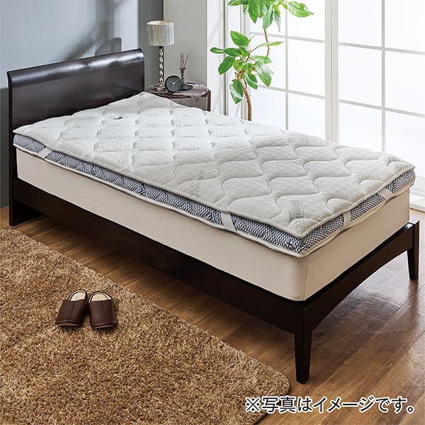 イタリアンフトンⅡ＋ヴィロブロックトッパーセット セミダブル2点