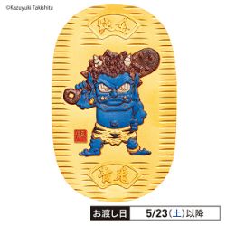 純金 鬼小判 青鬼 10g(鬼小判 日本画家 瀧下和之監修)の商品詳細ページ