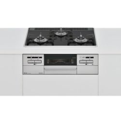 ビルトインガスコンロ「Mytone」
パールクリスタル天板　フラットブラック