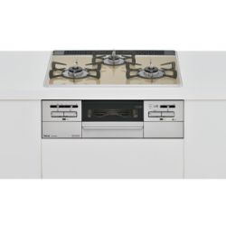 ビルトインガスコンロ「Mytone」
パールクリスタル天板　ライトベージュ