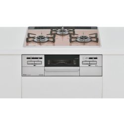 ビルトインガスコンロ「Mytone」
パールクリスタル天板　サクラグレージュ