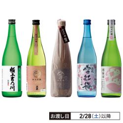 人気銘醸蔵の純米吟醸のみくらべ720ml5本セット 各720ml